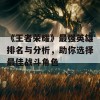 《王者荣耀》最强英雄排名与分析，助你选择最佳战斗角色