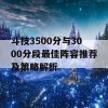 斗技3500分与3000分段最佳阵容推荐及策略解析