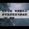 无野之城，寻找那片人迹罕至的荒凉与静谧的“野”地带