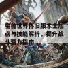 魔兽世界怀旧服术士加点与技能解析，提升战斗潜力指南