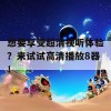 想要享受超清视听体验？来试试高清播放8器！