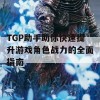 TGP助手助你快速提升游戏角色战力的全面指南