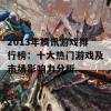 2013年腾讯游戏排行榜：十大热门游戏及市场影响力分析