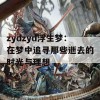 zydzyd浮生梦：在梦中追寻那些逝去的时光与理想