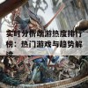 实时分析端游热度排行榜：热门游戏与趋势解读