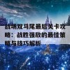 战场双马尾最后关卡攻略：战胜强敌的最佳策略与技巧解析