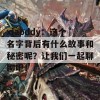 xiaoddy：这个名字背后有什么故事和秘密呢？让我们一起聊聊吧！