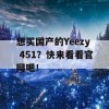 想买国产的Yeezy 451？快来看看官网吧！