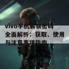 vivo手机解锁密码全面解析：获取、使用与注意事项指南