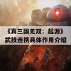 《真三国无双：起源》武技连携具体作用介绍