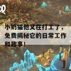 小奶猫他又在打工了，免费揭秘它的日常工作和趣事！