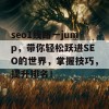 seo1线路一jump，带你轻松跃进SEO的世界，掌握技巧，提升排名！