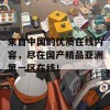 来自中国的优质在线内容，尽在国产精品亚洲第一区在线！