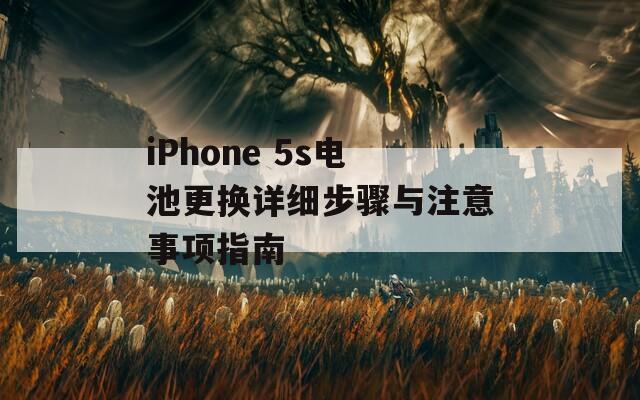 iPhone 5s电池更换详细步骤与注意事项指南