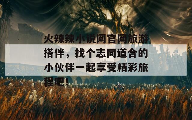 火辣辣小说网官网旅游搭伴，找个志同道合的小伙伴一起享受精彩旅程吧！