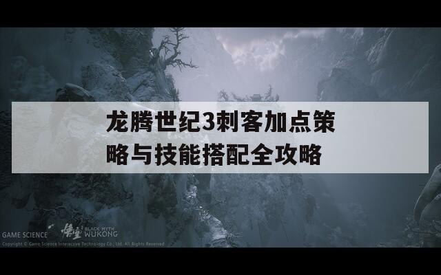 龙腾世纪3刺客加点策略与技能搭配全攻略