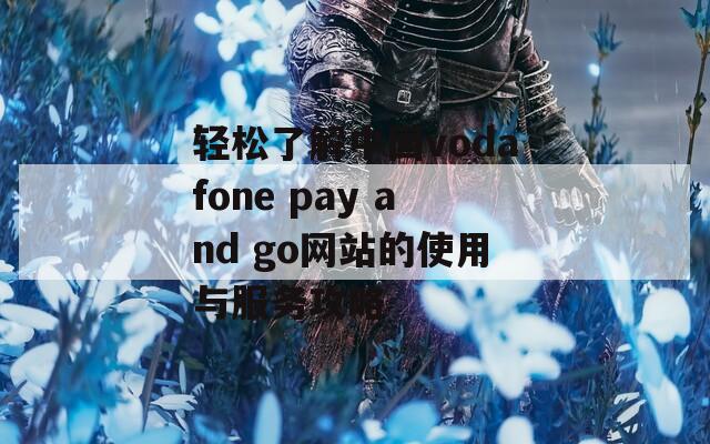 轻松了解中国vodafone pay and go网站的使用与服务攻略