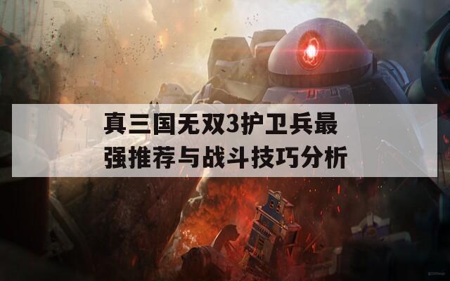 真三国无双3护卫兵最强推荐与战斗技巧分析