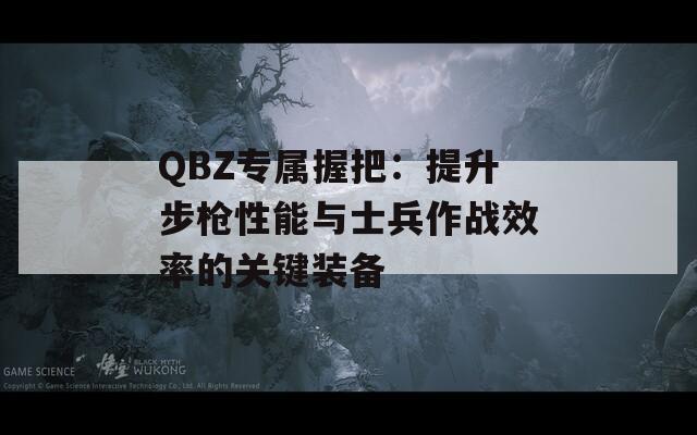 QBZ专属握把：提升步枪性能与士兵作战效率的关键装备