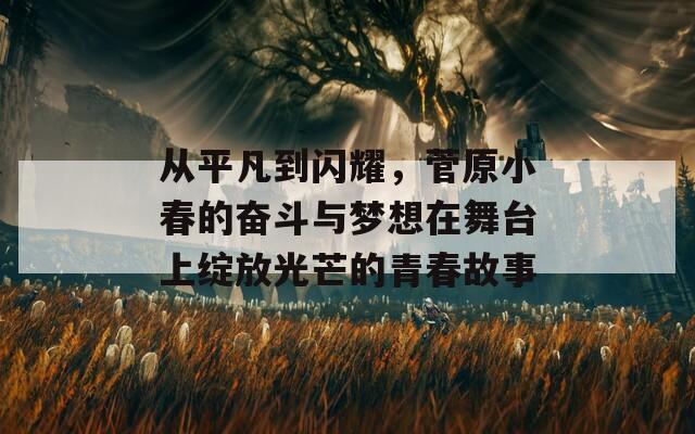 从平凡到闪耀，菅原小春的奋斗与梦想在舞台上绽放光芒的青春故事