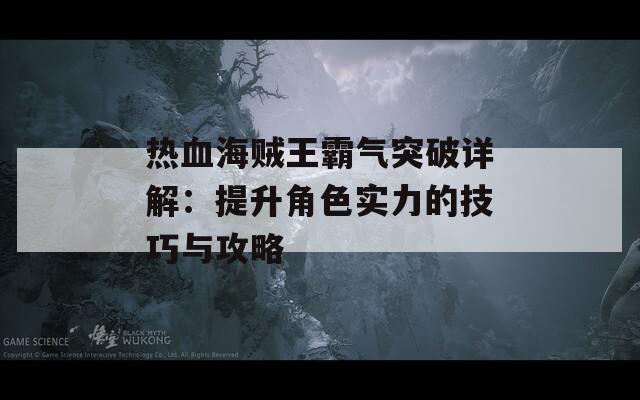 热血海贼王霸气突破详解：提升角色实力的技巧与攻略