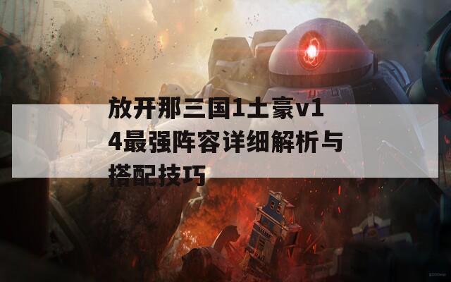 放开那三国1土豪v14最强阵容详细解析与搭配技巧