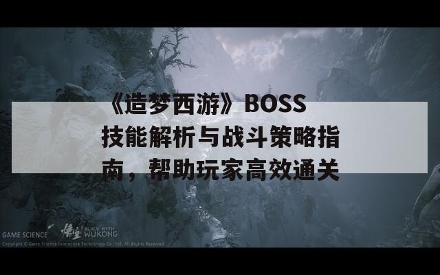 《造梦西游》BOSS技能解析与战斗策略指南，帮助玩家高效通关