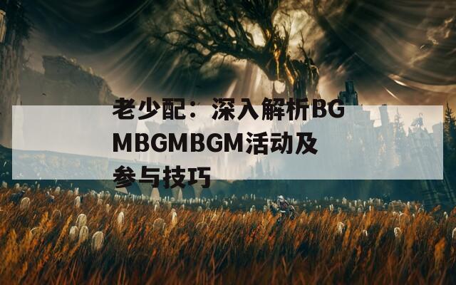 老少配：深入解析BGMBGMBGM活动及参与技巧