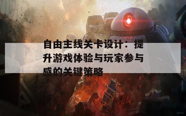 自由主线关卡设计：提升游戏体验与玩家参与感的关键策略